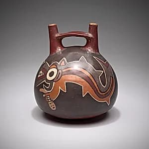 Vessel with Killer Whales by Nasca