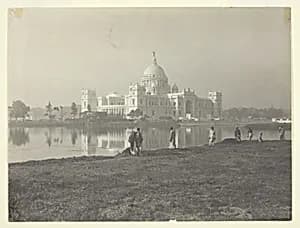 Victoria Memorial at Calcutta by Johnston & Hoffmann