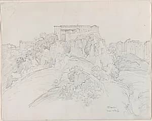 View of Narni by Jean Baptiste Camille Corot