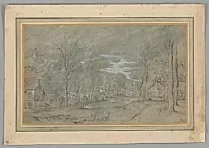 Village Among the Trees by Master of the Small Landscapes