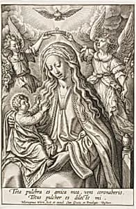 Virgin and Child by Hieronymous Wierix