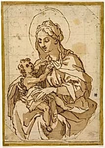 Virgin and Child by Circle of Francesco Vanni