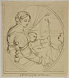 Virgin in a Chair by Dominique-Vivant Denon