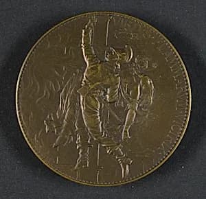 Virtus Flammarum Victrix by Jules Clément Chaplain