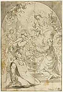 Vision of Saint Dominic by Luca Giordano