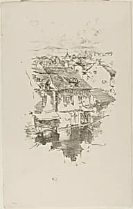 Vitré: The Canal by James McNeill Whistler