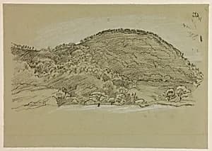 Walking Through the Fields by John Linnell
