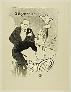 Wisdom by Henri de Toulouse-Lautrec