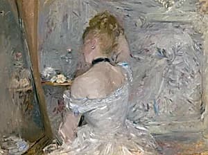 Woman at Her Toilette by Berthe Morisot