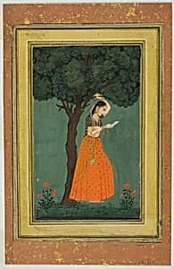 Woman Grasping Tree Branch by Unknown