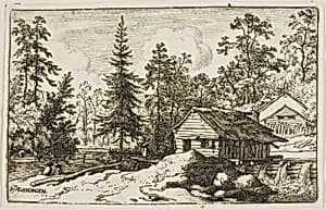 Woman Watching a Skiff by Allaert van Everdingen