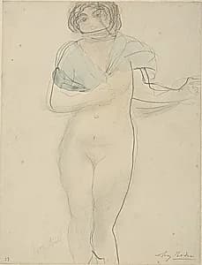 Woman with a Shawl by Auguste Rodin