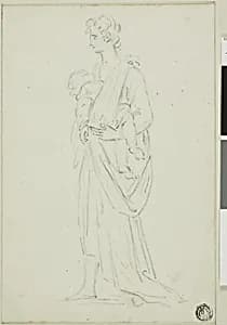 Woman with Baby by Thomas Burke