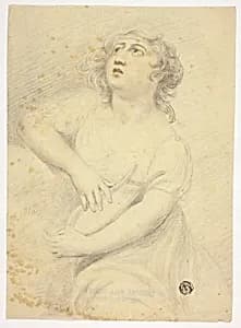Woman with Lyre by Samuel De Wilde