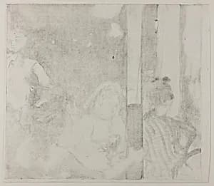 Women in Front of a Café, Evening by Hilaire Germain Edgar Degas