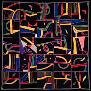 "Wool-Drawings" Quilt by Unknown