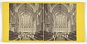 Worcester Cathedral - The Choir by G. W. Wilson