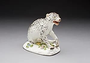 Wounded Leopard by Meissen Porcelain Manufactory