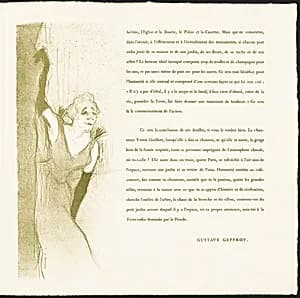Yvette Guilbert by Henri de Toulouse-Lautrec