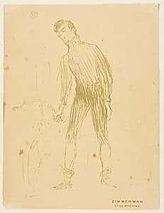 Zimmerman and His Machine by Henri de Toulouse-Lautrec