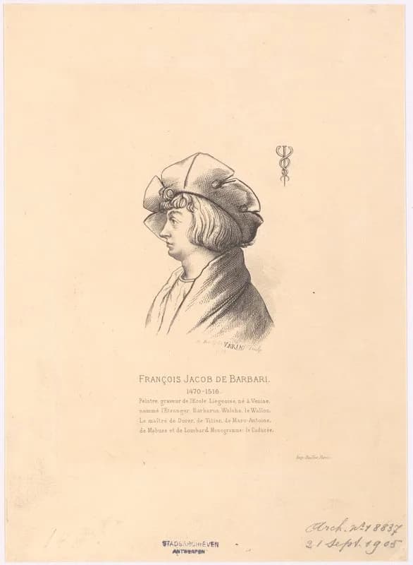 Portrait of Jacopo de' Barbari