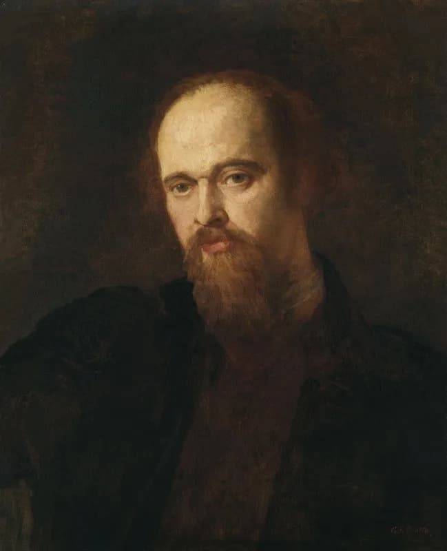 Portrait of Dante Gabriel Rossetti