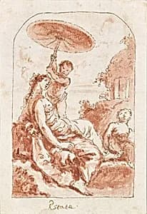 Allegorie des Sommers by Francesco Fontebasso
