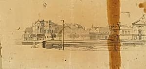 Ansicht des Palais Trautson by Peter Krafft