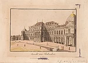 Ansicht von Belvedere by Franz Volkmann
