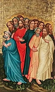 Apostelabschied by Österreichischer oder böhmischer Maler