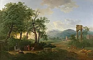 Arkadische Landschaft by Carl Philipp Schallhas