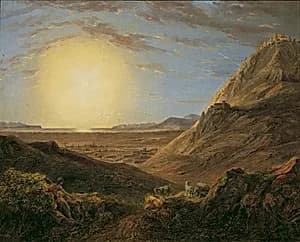 Athen nach Sonnenaufgang by Carl Agricola