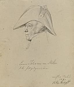 Baron Johann von Hiller by Peter Krafft
