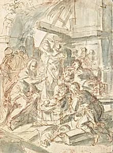 Beschneidung Christi by Unbekannter Künstler