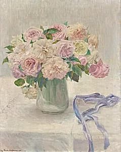 Blasse Rosen by Marie Olga Brand-Krieghammer
