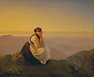 Blick in die Ferne by Christoph Christian Ruben