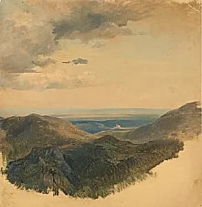 Blick ins Donautal by Friedrich August Mathias Gauermann