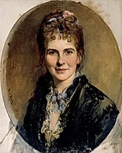 Brustbild einer jungen Frau by Heinrich von Angeli