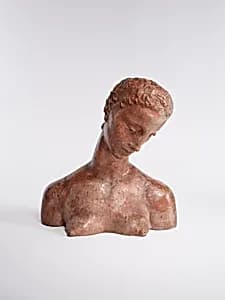 Büste der "Knienden" by Wilhelm Lehmbruck