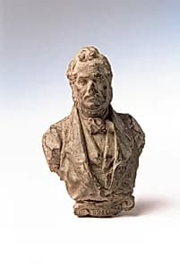 Büste eines bärtigen Mannes by Rudolf Emanuel Ritter von Weyr