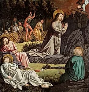 Christus am Ölberg by Meister von Uttenheim