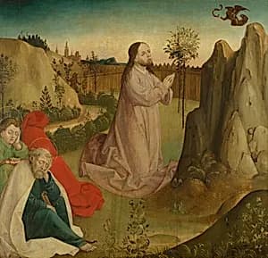Christus am Ölberg by Meister der Veitslegende