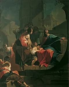 Christus segnet die Kinder by Franz Xaver Karl Palko