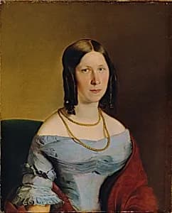 Damenbildnis by Eduard Swoboda