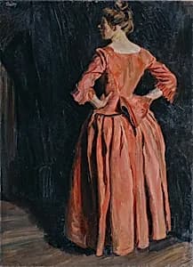 Damenbildnis by Wilhelm Thöny