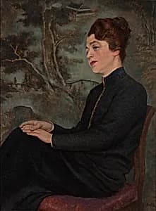 Damenporträt by Emil Orlik
