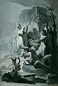 Das Quellwunder Mosis by Franz Sigrist d. Ä.