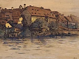 Das Ursulinenkloster in Graz by Leo Diet