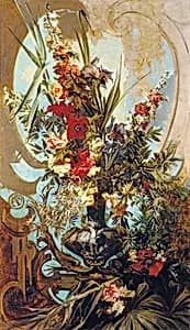 Dekoratives Blumenbouquet by Hans Makart