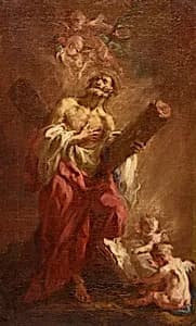 Der Apostel Andreas by Martin Johann Schmidt